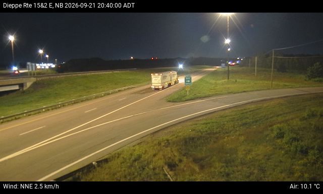Web Cam image of Dieppe/Moncton (NB Highway 2)