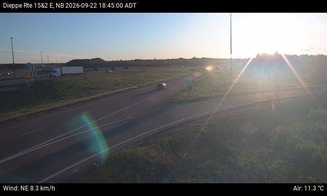 Web Cam image of Dieppe/Moncton (NB Highway 2)