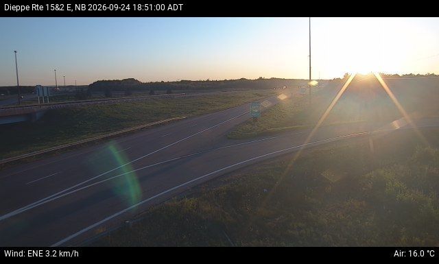 Web Cam image of Dieppe/Moncton (NB Highway 2)