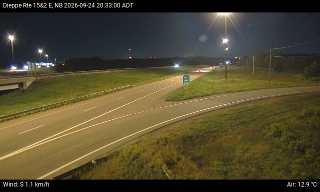 Web Cam image of Dieppe/Moncton (NB Highway 2)