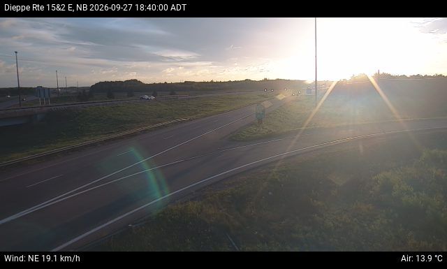 Web Cam image of Dieppe/Moncton (NB Highway 2)