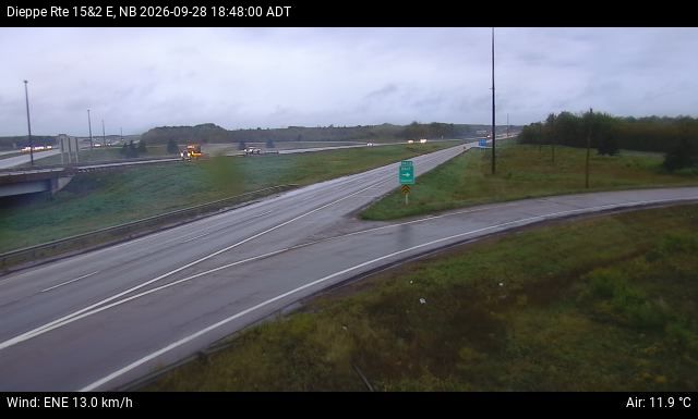 Web Cam image of Dieppe/Moncton (NB Highway 2)