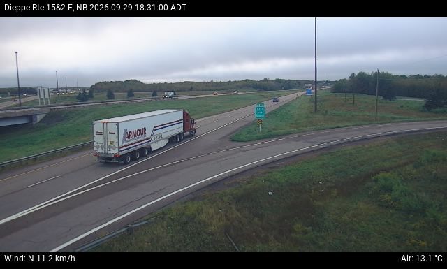 Web Cam image of Dieppe/Moncton (NB Highway 2)