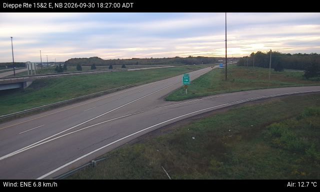Web Cam image of Dieppe/Moncton (NB Highway 2)