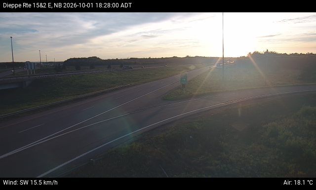Web Cam image of Dieppe/Moncton (NB Highway 2)