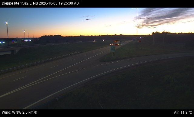 Web Cam image of Dieppe/Moncton (NB Highway 2)