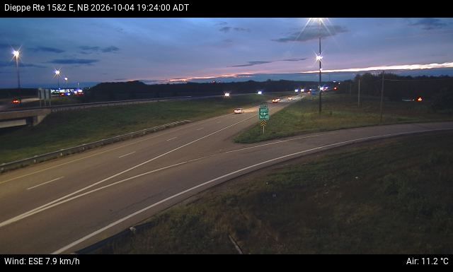 Web Cam image of Dieppe/Moncton (NB Highway 2)