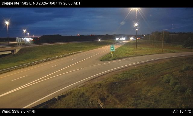 Web Cam image of Dieppe/Moncton (NB Highway 2)