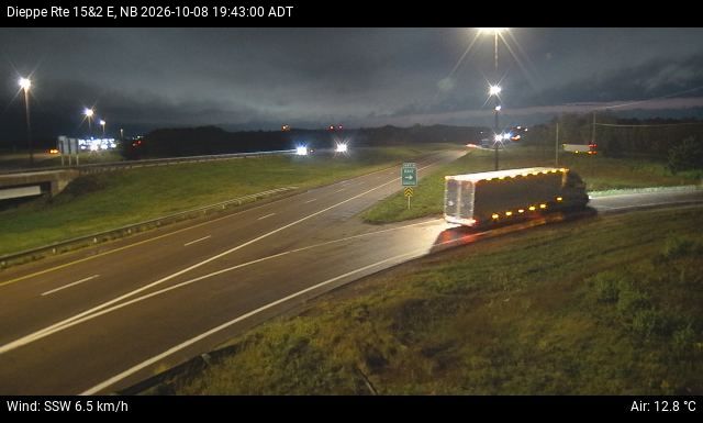 Web Cam image of Dieppe/Moncton (NB Highway 2)
