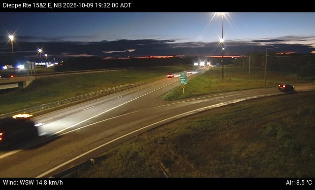 Web Cam image of Dieppe/Moncton (NB Highway 2)