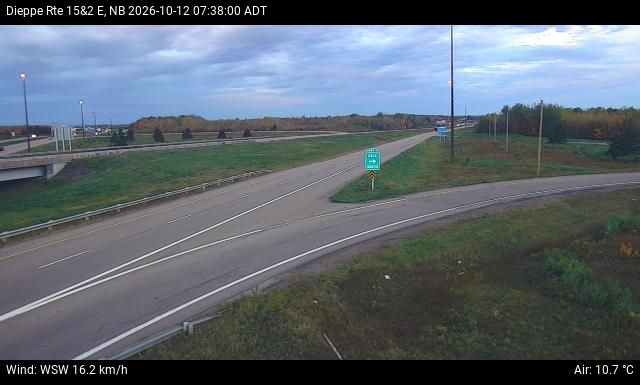 Web Cam image of Dieppe/Moncton (NB Highway 2)