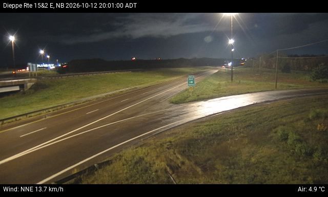 Web Cam image of Dieppe/Moncton (NB Highway 2)