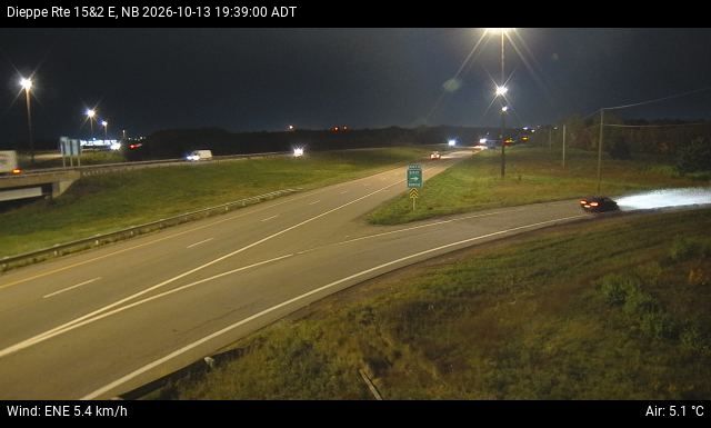 Web Cam image of Dieppe/Moncton (NB Highway 2)