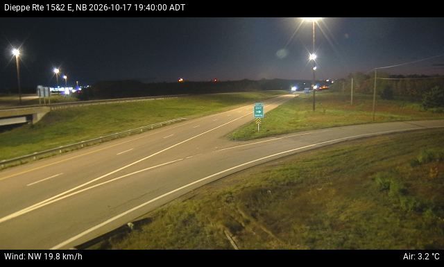 Web Cam image of Dieppe/Moncton (NB Highway 2)