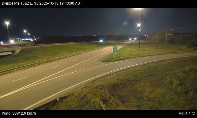 Web Cam image of Dieppe/Moncton (NB Highway 2)