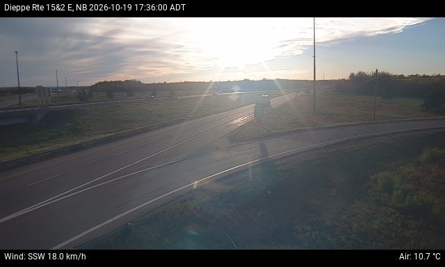 Web Cam image of Dieppe/Moncton (NB Highway 2)
