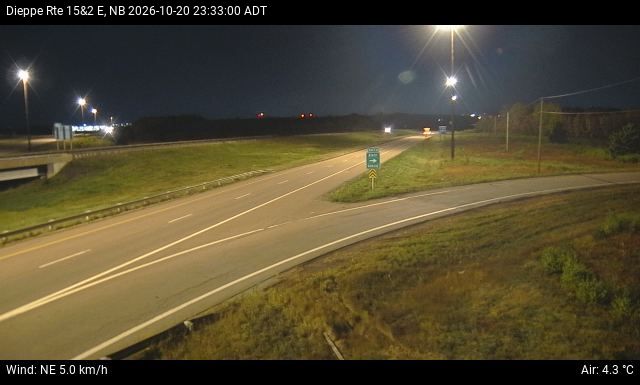 Web Cam image of Dieppe/Moncton (NB Highway 2)