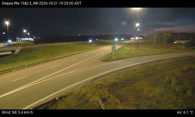 Web Cam image of Dieppe/Moncton (NB Highway 2)