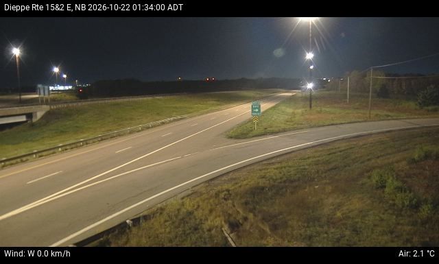 Web Cam image of Dieppe/Moncton (NB Highway 2)