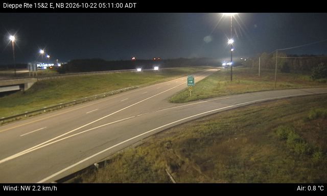 Web Cam image of Dieppe/Moncton (NB Highway 2)