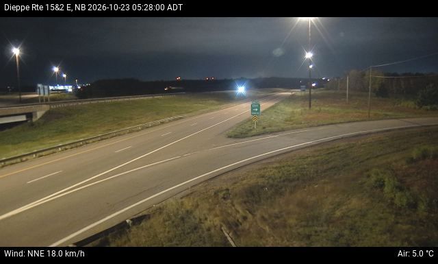 Web Cam image of Dieppe/Moncton (NB Highway 2)
