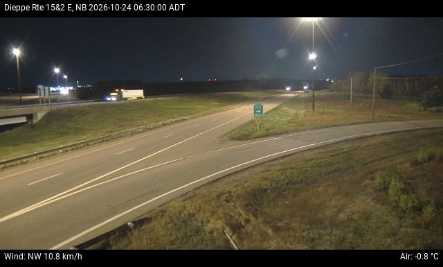 Web Cam image of Dieppe/Moncton (NB Highway 2)