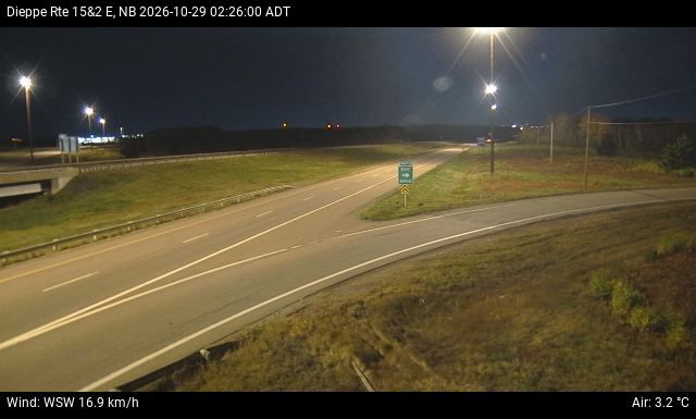 Web Cam image of Dieppe/Moncton (NB Highway 2)