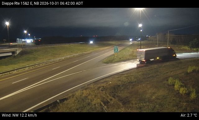 Web Cam image of Dieppe/Moncton (NB Highway 2)