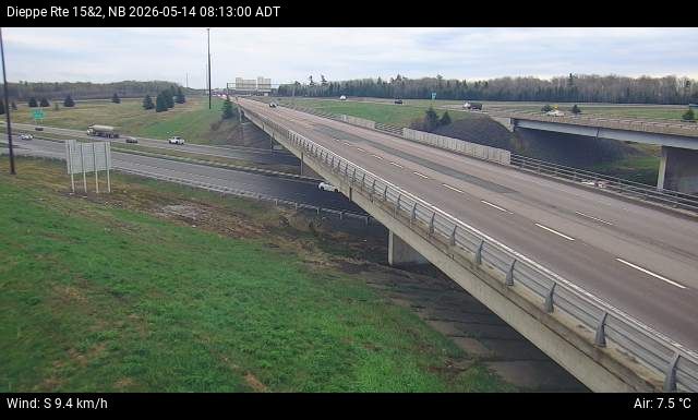 Web Cam image of Dieppe/Moncton (NB Highway 2)