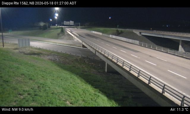 Web Cam image of Dieppe/Moncton (NB Highway 2)