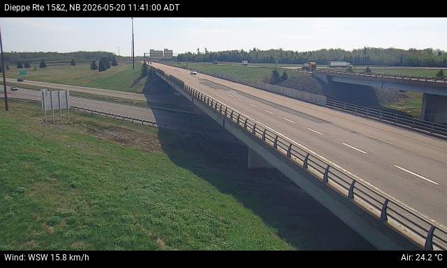 Web Cam image of Dieppe/Moncton (NB Highway 2)