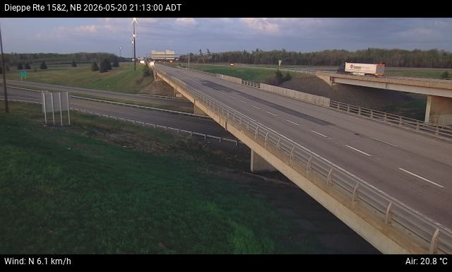 Web Cam image of Dieppe/Moncton (NB Highway 2)