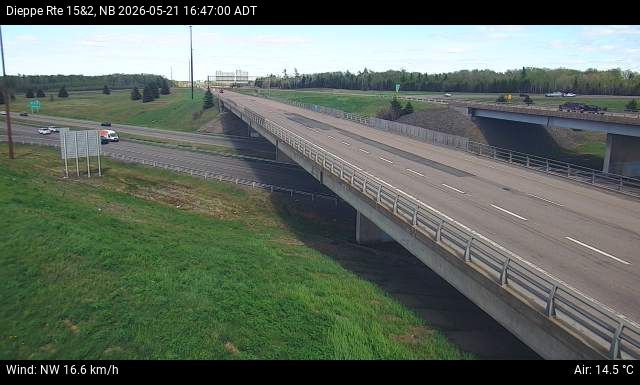 Web Cam image of Dieppe/Moncton (NB Highway 2)