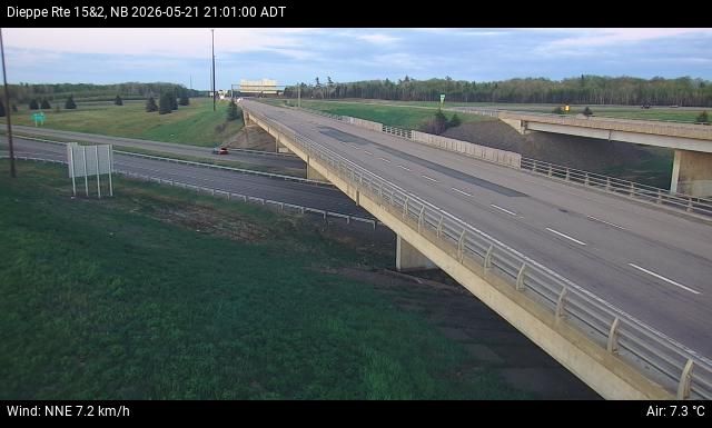 Web Cam image of Dieppe/Moncton (NB Highway 2)