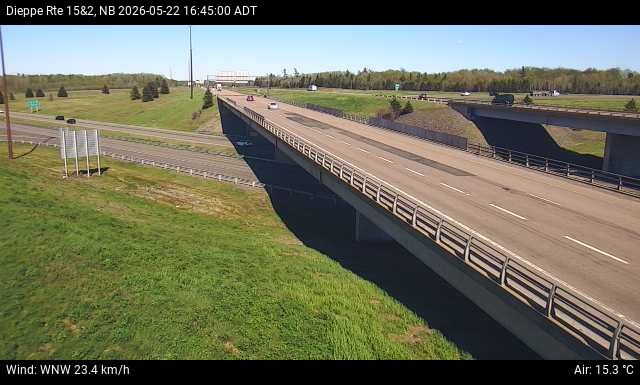 Web Cam image of Dieppe/Moncton (NB Highway 2)