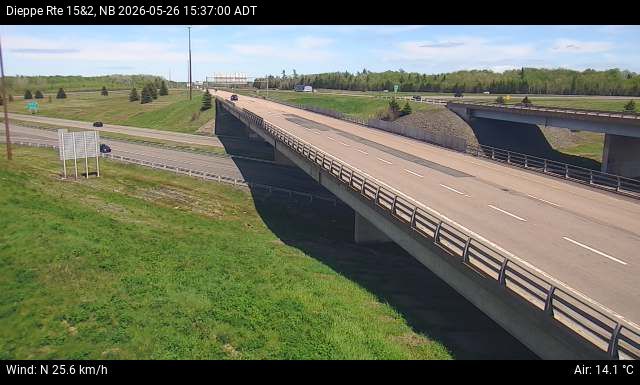 Web Cam image of Dieppe/Moncton (NB Highway 2)