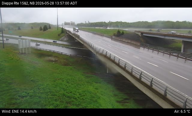 Web Cam image of Dieppe/Moncton (NB Highway 2)