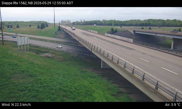 Web Cam image of Dieppe/Moncton (NB Highway 2)