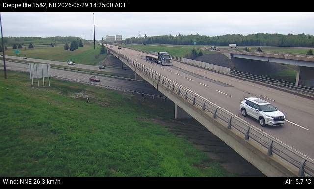 Web Cam image of Dieppe/Moncton (NB Highway 2)