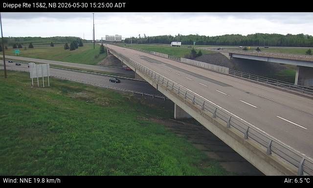 Web Cam image of Dieppe/Moncton (NB Highway 2)