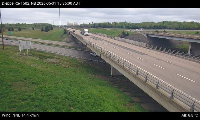 Web Cam image of Dieppe/Moncton (NB Highway 2)