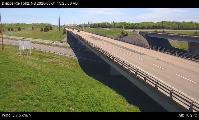 Web Cam image of Dieppe/Moncton (NB Highway 2)