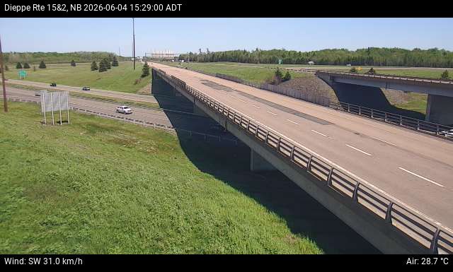 Web Cam image of Dieppe/Moncton (NB Highway 2)