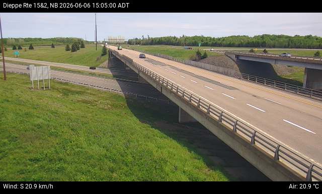 Web Cam image of Dieppe/Moncton (NB Highway 2)