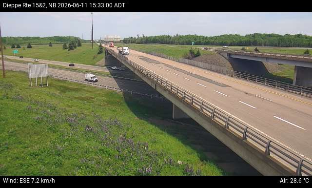 Web Cam image of Dieppe/Moncton (NB Highway 2)