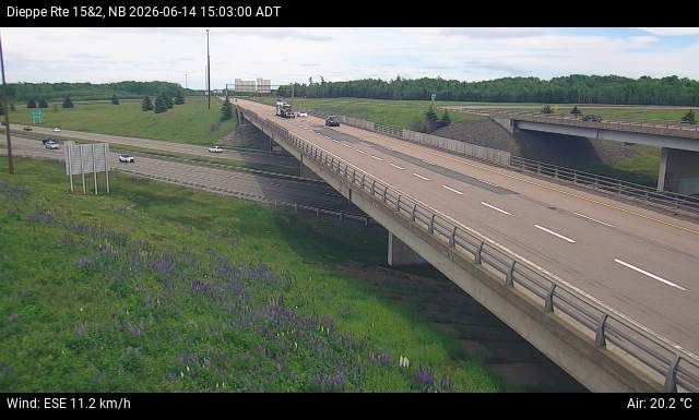 Web Cam image of Dieppe/Moncton (NB Highway 2)
