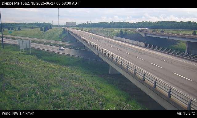 Web Cam image of Dieppe/Moncton (NB Highway 2)