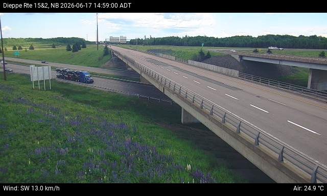 Web Cam image of Dieppe/Moncton (NB Highway 2)