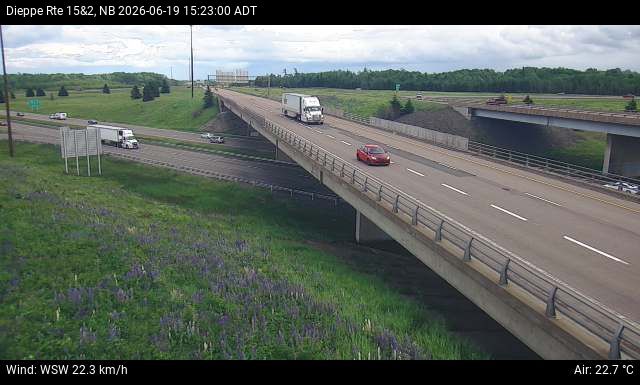 Web Cam image of Dieppe/Moncton (NB Highway 2)