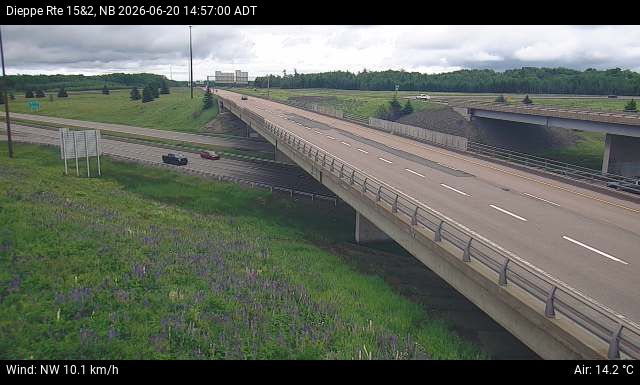 Web Cam image of Dieppe/Moncton (NB Highway 2)